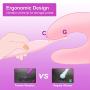 High-Frequency G-spot Clitoris Vibrator - Adorime Powerful Clitoral Vaginal Nipple Stimulator for Quick Orgasm, Waterproof Rechargeable Silicone Massager for Women Masturbation Adult Sex Toys