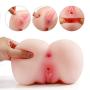 3D Realistic Artificial Toys for Male with 2 Entries Cup Soft Silicone, Lifelike Soft Silicone Dolls Mens Male Adult Toys, Best Gift Men Couples Silicone Underwear Toys,T-Shirt