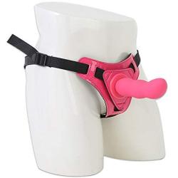 Lesbian Strap On Toy Waist Adjustable Double Role Play with Soft Silicone