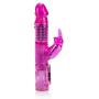 CalExotics Waterproof Jack Rabbit – Rabbit Vibrator With Rotating Shaft – Vibe Sex Toys for Couples – Adult Clitoral & G Spot Massager – Pink