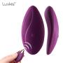 Mini Wearable Clitoris Vibrator with Remote Control, Luvkis G-spot Clitoral Anal Massager with 10 Vibration Modes and IPX7 Waterproof for Women and Couple Play-USB Rechargeable