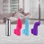 Powerful Bullet Vibrator with 3 Silicone Finger Sleeves, Adorime Rechargeable Clitoral Stimulation Vibrating Sex Toys for Women, Mini Clit Anal Stimulator Massager for Sex for Foreplay