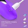 Wearable Vibrator with Wireless Remote Control for Clitoris Stimulation, Panty Vibe Clitoral Vibrator Mini Small Vibrator, Adult Sex Toys for Women and Couples (Purple)