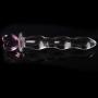 Crystal Glass Pleasure Wand Dildo Penis, Pink