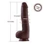 Hismith 12.4”Monster Dildo for Hismith Premium Sex Machine with KlicLok System Connector - Designed for Advanced Women - 9.4“Insertable Length，6.2”Girth - Master Series