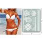 Terra Tattoos Temporary White Henna Tattoos - Over 75 Mandala Tattoos Jasmine collection