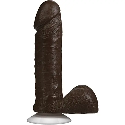 Doc Johnson The Realistic Cock with Removable Suction Cup - 6 Inch - F-Machine and Harness Compatible Dildo - Chocolate Doc Johnson The Realistic Cock with Removable Suction Cup - 6 Inch - F-Machine and Harness Compatible Dildo - Chocolate