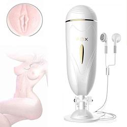 GSFAN PòckètPùssèys Mens Toys Realistic Automatic Cat Sucking Cup Vibration Voice Interactive Male Hands-Free Pl-ay Toy