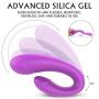 Clitoral G-spot Couples Vibrator, Wireless Remote Anal Vagina Stimulator with 9 Powerful Vibrations, Rechargeable Waterproof Nipple Massager Adult Sex Toy for Women Solo Play or Couples Fun