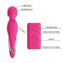 Pretty Love Michael Heating Body Wand - 7 Functions of Vibration - Heatable up to 48 C / 118.4 F Sex Toy, Pink