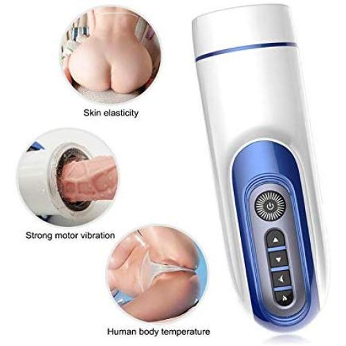 Super Luxury Electric Male Training Equipment,Mens Hair Massage Cup 6 Modes Heating Vibration Hand Massager,Party Gift