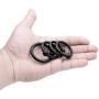 TPTPMAY Male Pennis Ring Set of 4 Stretchy Soft Silicone Pennis Sleeve Powerful Massage Long Lasting Toys for Men