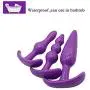 JunRP 7 Pcs/Set Soft Medical Silicone Trainer Kit Anale Pugs Beginner Set for Women and Men - Purple JunRP 7 Pcs/Set Soft Medical Silicone Trainer Kit Anale Pugs Beginner Set for Women and Men - Purple