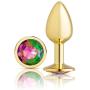 Cloud 9 Novelties Cloud 9 Novelties Gems Gold Chromed Anal Plug, Small