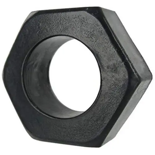 Trinity Vibes Hexnut Cock Ring - Black Trinity Vibes Hexnut Cock Ring - Black