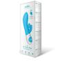 The Kissing Rabbit USB Rechargeable Clitoral Suction Silicone Vibrator Splashproof Blue