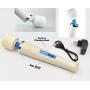 GEDoll Handheld Wand Whole Body Massager with 30 Different Speed Pulsation,Magic Massager for Neck Back，USB Rechargable,Wireless Portable Decompression Artifact-White