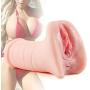 Male Masturbator Pocket Pussy Stocker, Fondlove Realistic Vaginal and Anal Canal Strocker with Lifelike Channel, Blow Job Sex Toy for Men Masturbation (6.9&quot)