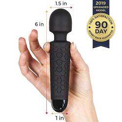 Micro Massage Wand Device by Yarosi - Smallest and Strongest Cordless Handheld Massage - Powerful - Best for Travel - Magic Stress Away - Perfect on Back Legs Hand Pains and Sports Recovery