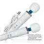 Therapeutic Personal Massager Love Magic 20 Speed Plug-in Full Body Massage Wand Powerful Motor Waterproof - White Therapeutic Personal Massager Love Magic 20 Speed Plug-in Full Body Massage Wand Powerful Motor Waterproof - White