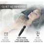 Mini Wand Massager, Fovel Wireless Cordless Portable Small Size Handheld Powerful Massage for Back Neck Shoulder 5 Vibrations & 5 Intensities Silent Waterproof USB Chargeable,Black Engin