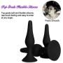 Butt Plug Trainer Kit for Comfortable Long-Term Wear, Pack of 3 Silicone Anal Plugs Training Set with Flared Base Prostate Sex Toys for Beginners Advanced Users