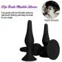Butt Plug Trainer Kit for Comfortable Long-Term Wear, Pack of 3 Silicone Anal Plugs Training Set with Flared Base Prostate Sex Toys for Beginners Advanced Users