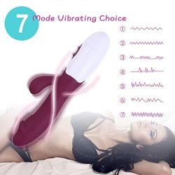 Portable 30-Speed Vibrating Silicone Waterproof G~Spôt Vîb~rá~törs Dual Vibration Home Personal Fitness Massage