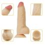 Timoaa Dillo with Suction Cup- Dong with Balls Fake Pennis Adut Seax Female Massage Mastubantion Toy Gift (Color : Skin) Timoaa Dillo with Suction Cup- Dong with Balls Fake Pennis Adut Seax Female Massage Mastubantion Toy Gift (Color : Skin)