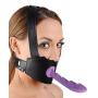 Strict Leather Dildo Face Harness
