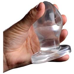 Master Series Anchored Clear Anal Plug