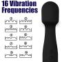 Pheiho Power Personal Wand Massager, Wireless, Multi-Speed Vibrations Strongest Cordless Handheld Therapeutic Vibrating Power, Personal Electric Massage Wand Waterproof