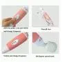 Handheld Wand Massager, Handheld Personal Body Therapeutic Massager Electric Vibrate Wand Massager Magic Waterproof Portable Relieves Muscle Tension Body Aches Pains Sports Recovery (Black)