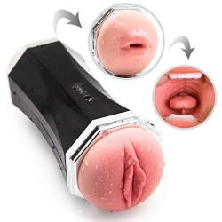 USB Rechargeable Oral Sleeve Stroker Automatical Piston Telescopic Rotation Handsfree Modes Speeds Men S(exy for Men sex Toy Adullt Six Toys for Men - Sexy Underwear for Male