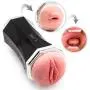 USB Rechargeable Oral Sleeve Stroker Automatical Piston Telescopic Rotation Handsfree Modes Speeds Men S(exy for Men sex Toy Adullt Six Toys for Men - Sexy Underwear for Male