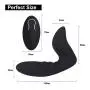 Vibrating Male Prostate Massager Remote Control 12 Vibrations G Spot Vibrator Rechargeable Anal Butt Plug for Male and Women Adult Sex Toy Waterproof Silicone Masturbation Stimulator