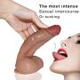 Bedace Realistic Real Soft Didlǒ Waterproof Personal Relax Massager Tools Portable Personal Massage Wand for Women