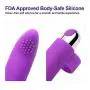 Particles Head Detachable Finger Design Mini Bullet Vǐ-brátors 10 Speeds USB Charged Silicone Clǐt Wand Toys for Woman Particles Head Detachable Finger Design Mini Bullet Vǐ-brátors 10 Speeds USB Charged Silicone Clǐt Wand Toys for Woman