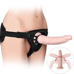 Utimi Wearable Sex Strap-on with Silicone Dildo for Female Masturbation,7.5"