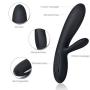SVAKOM Powerful Ultra-long Battery Intelligent G-spot Large Rechargeable Rabbit Vibrator. (Lucas-Black)