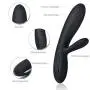 SVAKOM Powerful Ultra-long Battery Intelligent G-spot Large Rechargeable Rabbit Vibrator. (Lucas-Black)