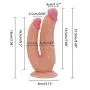 TTQQJJ Women 8.5 Inch Ultra-Lifelike Soft Skin Wand Pleasure Toy with Suction Cup Toys - Flesh - Yuanshengmujiang1.2