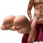 Eelxk Realistic Male 2 Kg Ass Masturbator Men Ass 3D Pussy Love Doll Masturbating Butt Anal Gay Big Ass Masturbation for Sex Toy Man