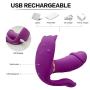 Vibrate Toy Mini Wearable Massager, Powerful Vibration Wireless Remote Control Vibrating Plug USB Rechargeable Intelligent Massager for Tight Exercise Design Muscle Relax Tool