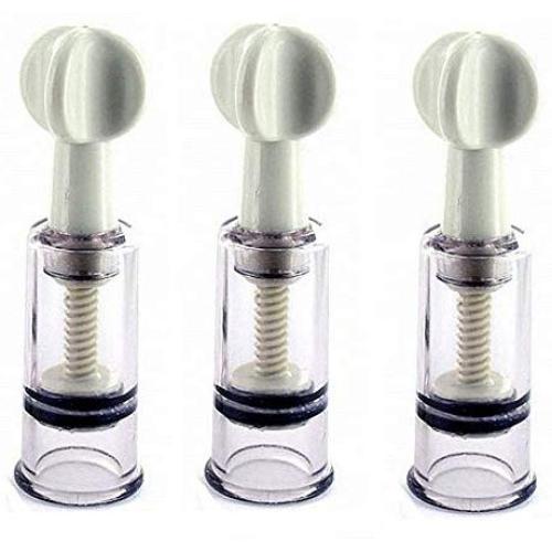 Finever Full Body Massager Cups Natural Nipple Enhancer & Enlargement 3Pk