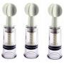 Finever Full Body Massager Cups Natural Nipple Enhancer & Enlargement 3Pk