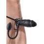 Pipedream Products Pipedream Fetish Fantasy 8 Inflatable Hollow Silicone Strap On, Black