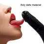 TTQQJJ Big Didos Dicks Lifelike Massagers Size Massager with Strong Suction Cup-Black-mobaidanche