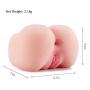 Pussy Ass Masturbator with Tight Vagina and Anal, Erotic Realistic Male Masturbator with 3D Lifelike Labia, Fondlove Doggy Style Adult Sex Toy with Strong Stimulation for Men Masturbation