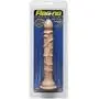 Doc Johnson Raging Hard-Ons - Slim Line - 8 Inch (8.7 in. Long and 1.2 in. Wide) - Heavily Veined - Dildo with Suction Cup Base - Great For Anal Beginners - Vanilla